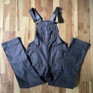 Dovetail Gray Canvas Freshley Overalls